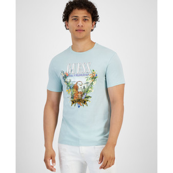 Men's Tiger Paradise Graphic Short-Sleeve Crewneck T-Shirt