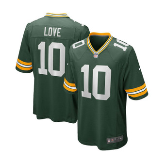 Men's Jordan Love Green Green Bay Packers Game Jersey