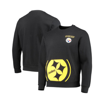 Men's Black Pittsburgh Steelers Pocket Pullover Sweater