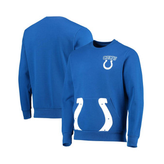 Men's Royal Indianapolis Colts Pocket Pullover Sweater