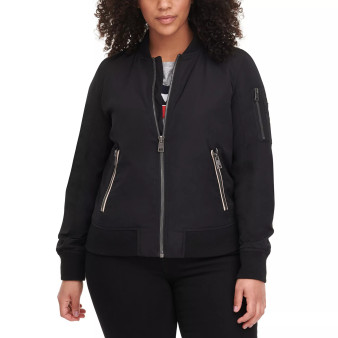 Trendy Plus Size Melanie Bomber Jacket