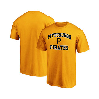 Men's Gold Pittsburgh Pirates Heart Soul T-shirt