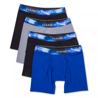 Men's Classics Ultimate® X-Temp® 4-Pk. Moisture-Wicking Mesh Boxer Briefs