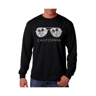 Men's Word Art - California Shades Long Sleeve T-Shirt