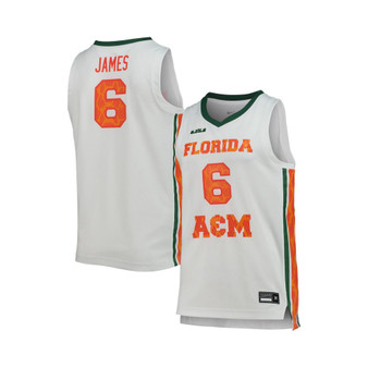 Men's x LeBron James White Florida A&M Rattlers Replica Basketball Jersey