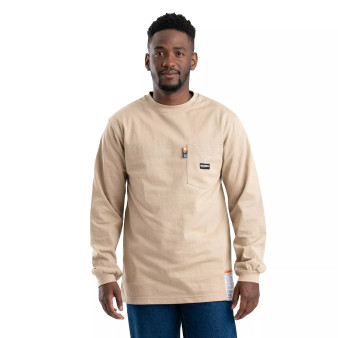 Flame Resistant Crew Neck Pocket Tee