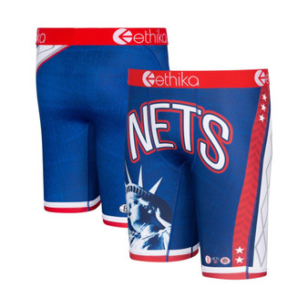 Men's Navy Brooklyn Nets 2021/22 City Edition Boxer Briefs