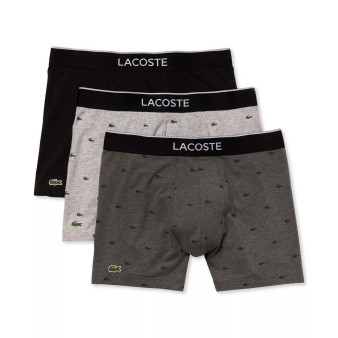Men's Crocodile-Print Stretch Boxer Brief Set, 3-Piece