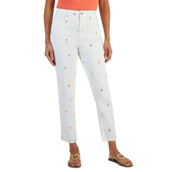 Juniors' Relaxed Skinny Frayed Jeans, Created for Macy's