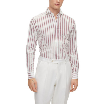 Men's Slim-Fit Chambray Shirt