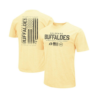 Men's Gold Colorado Buffaloes OHT Military-Inspired Appreciation Flag 2.0 T-shirt