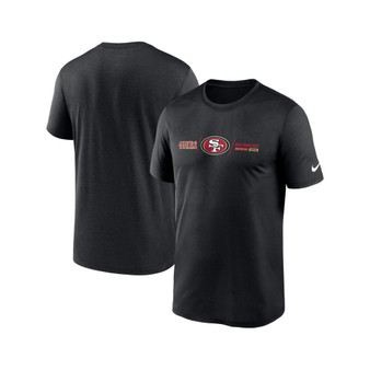 Men's Black San Francisco 49ers Horizontal Lockup Legend T-shirt