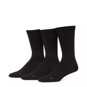 Men's 3-Pk. Performance Microfiber Pique Crew Socks