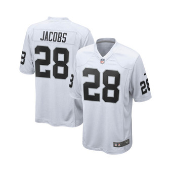Men's Josh Jacobs White Las Vegas Raiders Game Jersey