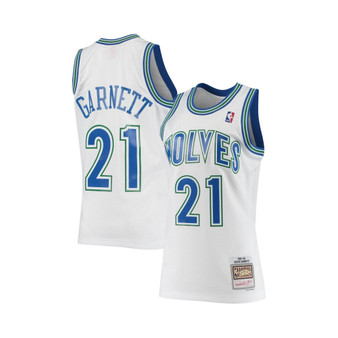 Men's Kevin Garnett White Minnesota Timberwolves 1995/96 Hardwood Classics Swingman Jersey - Statement Edition