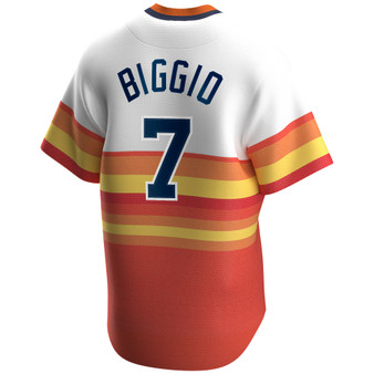 Men's Craig Biggio Houston Astros Coop Player Replica Jersey
