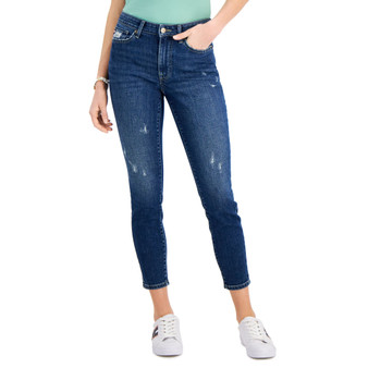 TH Flex Curvy Fit Distressed Skinny Ankle Jeans