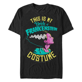 Universal Monsters Men's Bride of Frankenstein Halloween Costume Short Sleeve T-Shirt
