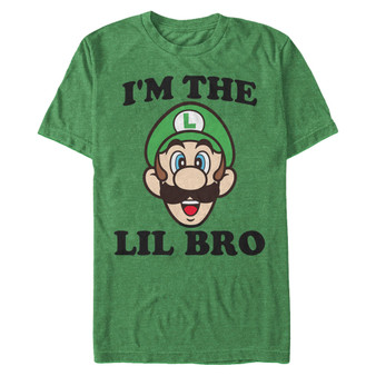 Nintendo Men's Super Mario Lil Bro Short Sleeve T-Shirt