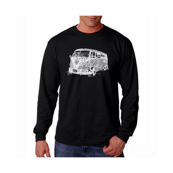 Men's Word Art Long Sleeve T-Shirt - The 70's