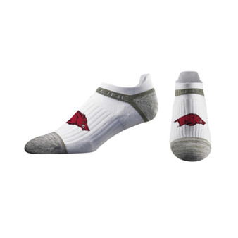 Men's and Women's Arkansas Razorbacks Primary Logo Premium No Show Socks