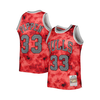 Men's Scottie Pippen Red Chicago Bulls 1997-98 Galaxy Swingman Jersey
