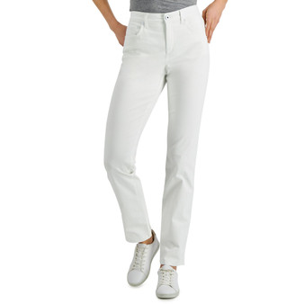 Petite High-Rise Natural Straight Leg Jeans, Created for Macy's