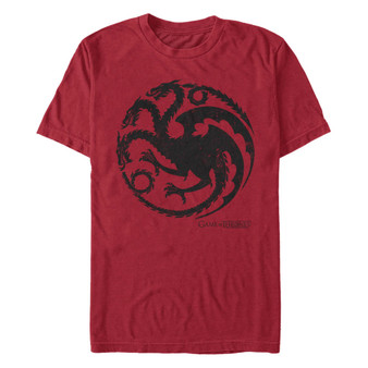 Men's Game of Thrones Targaryen Dragon Short Sleeve T-shirt