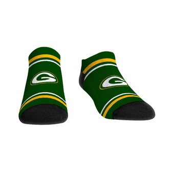 Men's and Women's Socks Green Bay Packers Logo Lines Ankle Socks