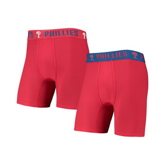 Men's Red, Royal Philadelphia Phillies Two-Pack Flagship Boxer Briefs Set