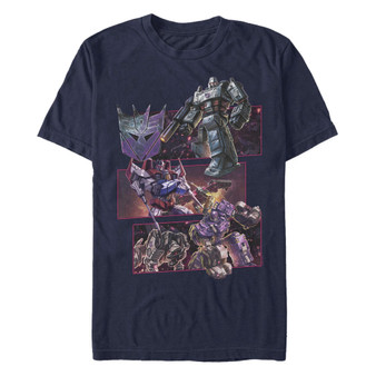 Men's Decepticon Boxup Short Sleeve Crew T-shirt