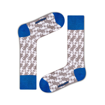 Men's Casual Socks - Seahorse