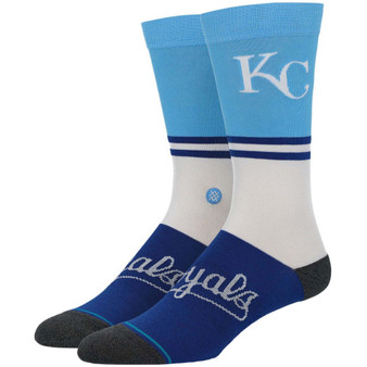 Men's White Kansas City Royals Infiknit Color Crew Socks