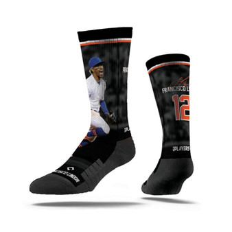 Men's and Women's Francisco Lindor New York Mets Walk Off Premium Full Sub Crew Socks