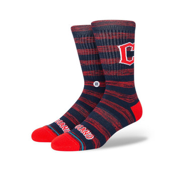 Men's Cleveland Guardians Twist Logo Crew Socks