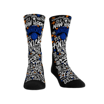 Men's and Women's Socks New York Knicks Graffiti Crew Socks