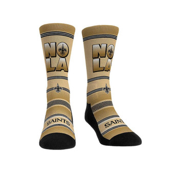 Men's and Women's Socks New Orleans Saints Team Slogan Crew Socks