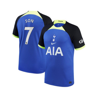 Men's Son Heung-min Blue Tottenham Hotspur 2022/23 Away Breathe Stadium Replica Player Jersey