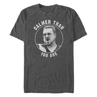 The Big Lebowski Men's Walter Calmer Than You Are Short Sleeve T-Shirt