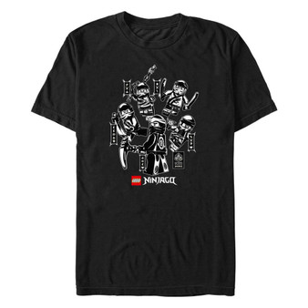 Men's Lego Ninjago Ninja Group Short Sleeve T-shirt