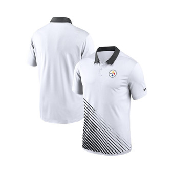 Men's White Pittsburgh Steelers Vapor Performance Polo Shirt