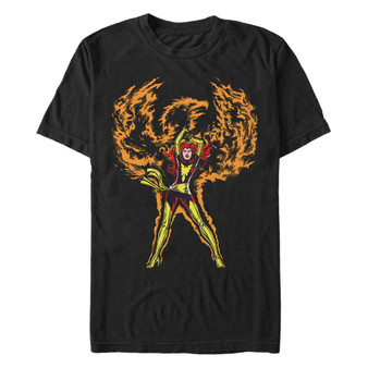 Marvel Men's Comic Collection The Phoenix Rises Short Sleeve T-Shirt