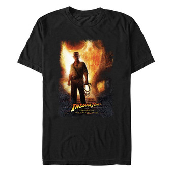 Men's Poster Burnt Edge Short Sleeve T-shirt
