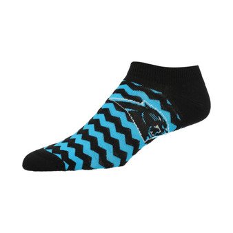 Men's Carolina Panthers Chevron Crew Socks