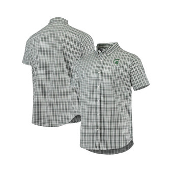 Men's Green Michigan State Spartans Rapid Rivers Logo Button-Down Shirt
