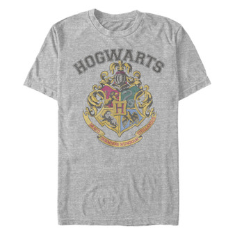 Men's Harry Potter Vintage-Like Logo Short Sleeve Crew T-shirt