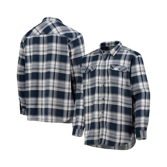 Men's Navy, White Dallas Cowboys Flare Gun Omni-Wick Button-Up Long Sleeve Shirt