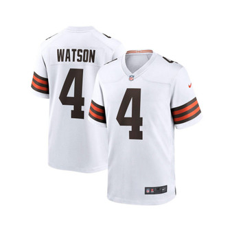 Men's Deshaun Watson White Cleveland Browns Game Jersey