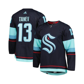Men's Brandon Tanev Deep Sea Blue Seattle Kraken Primegreen Authentic Pro Home Player Jersey