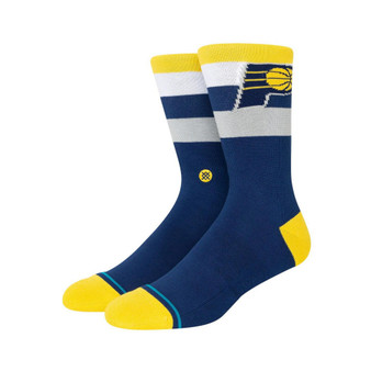 Men's Indiana Pacers Stripe Crew Socks
